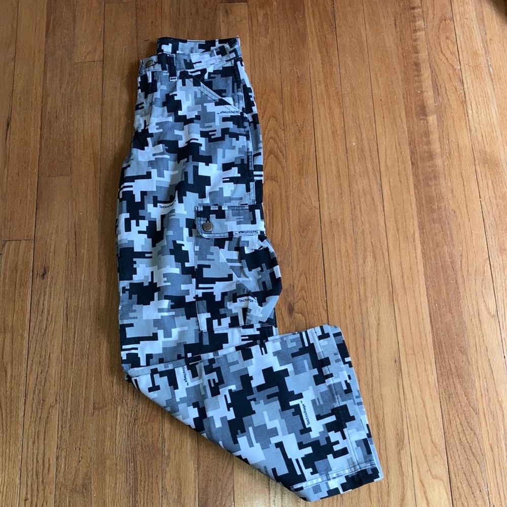 Vintage Camo Denim 90s  Cargo Size 3 Rare